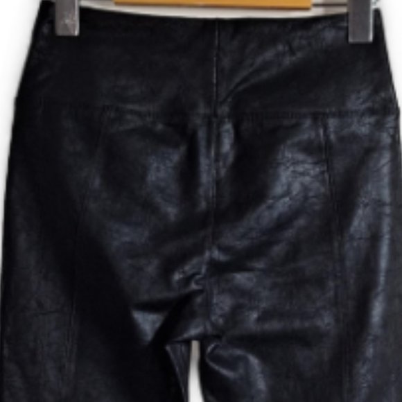 Mudd 24/7 Mid-Rise Legging Black Patterned like Cracked Leather Size Small - Picture 5 of 8